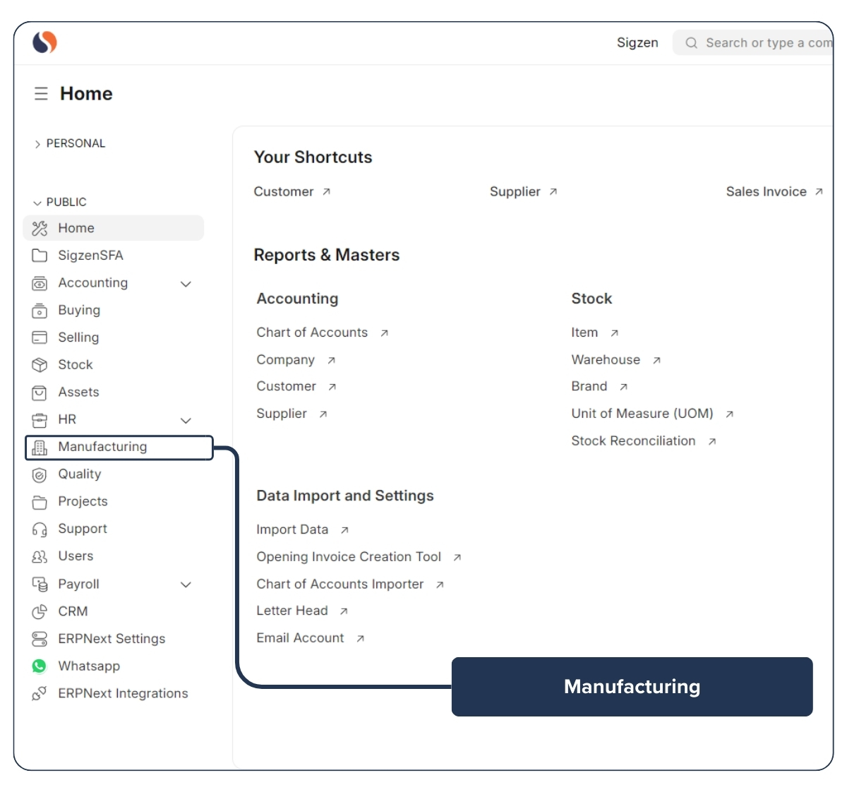 ERPNext for Manufacturing