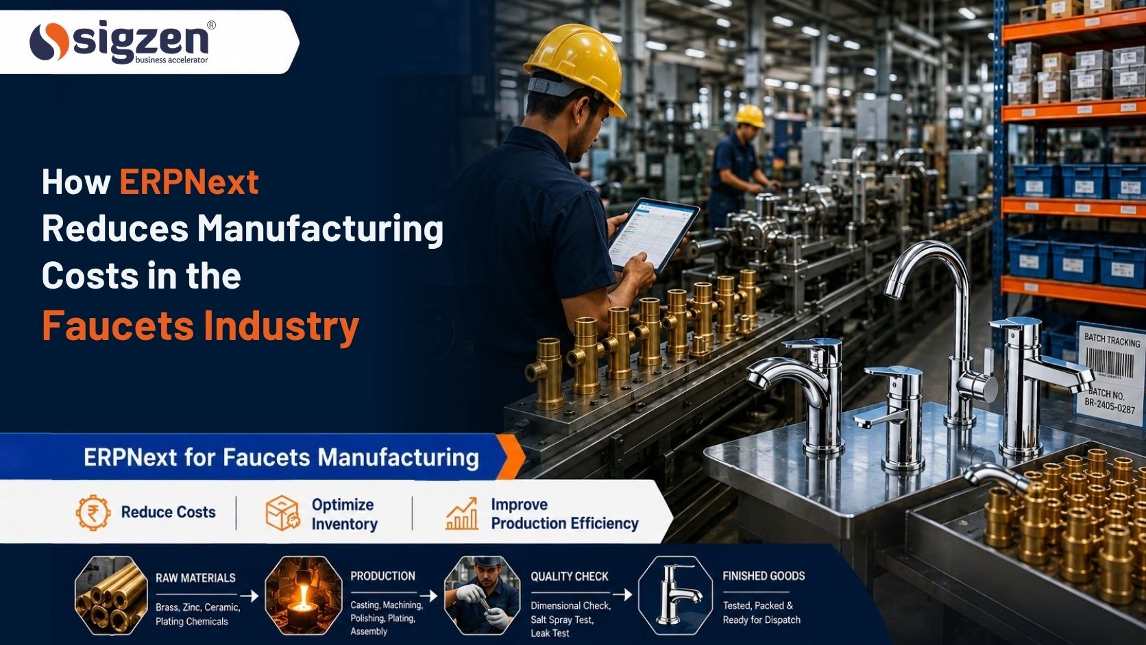 ERPNext Reduces Manufacturing Costs in the Faucets Industry